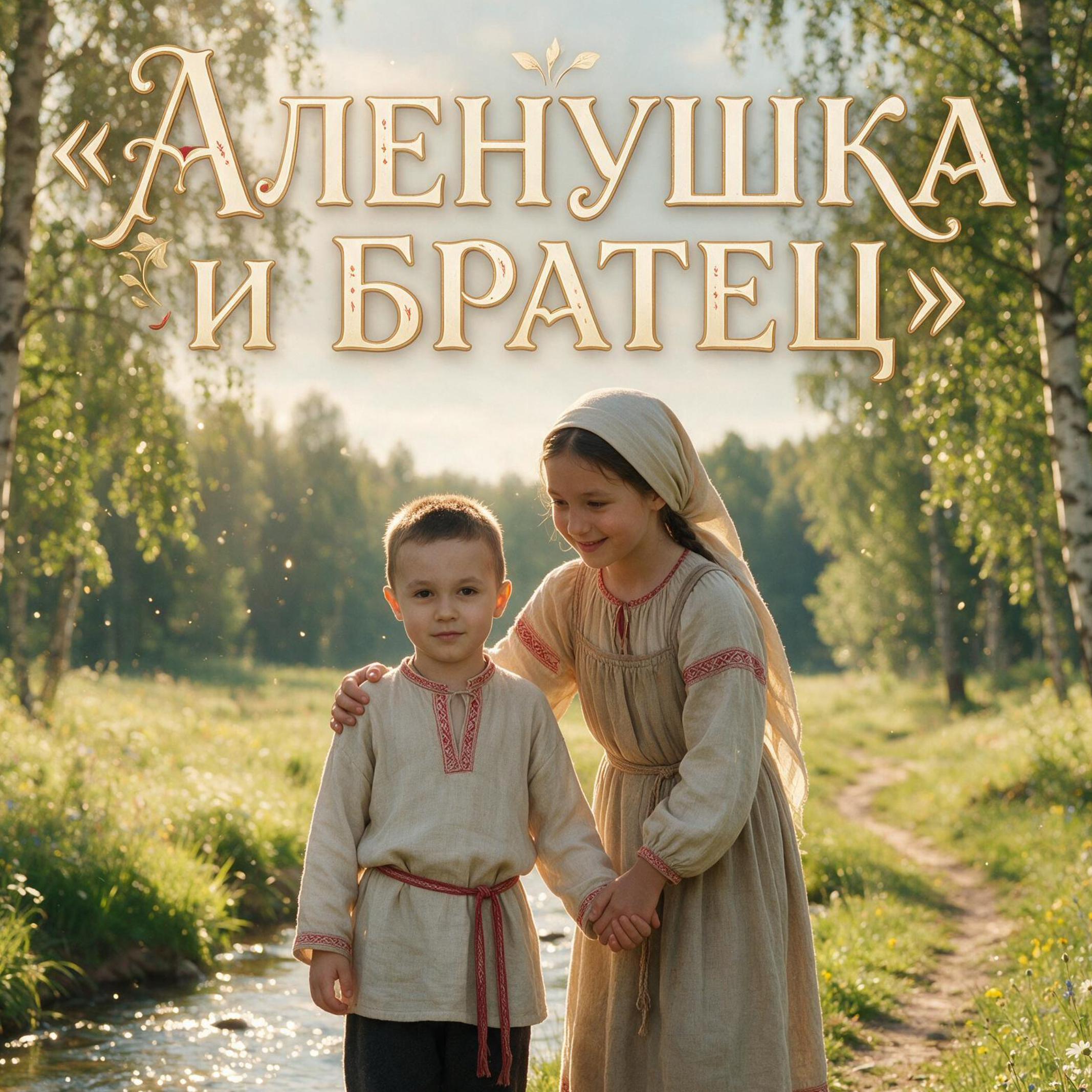 Обложка сказки «Аленушка и Братец»