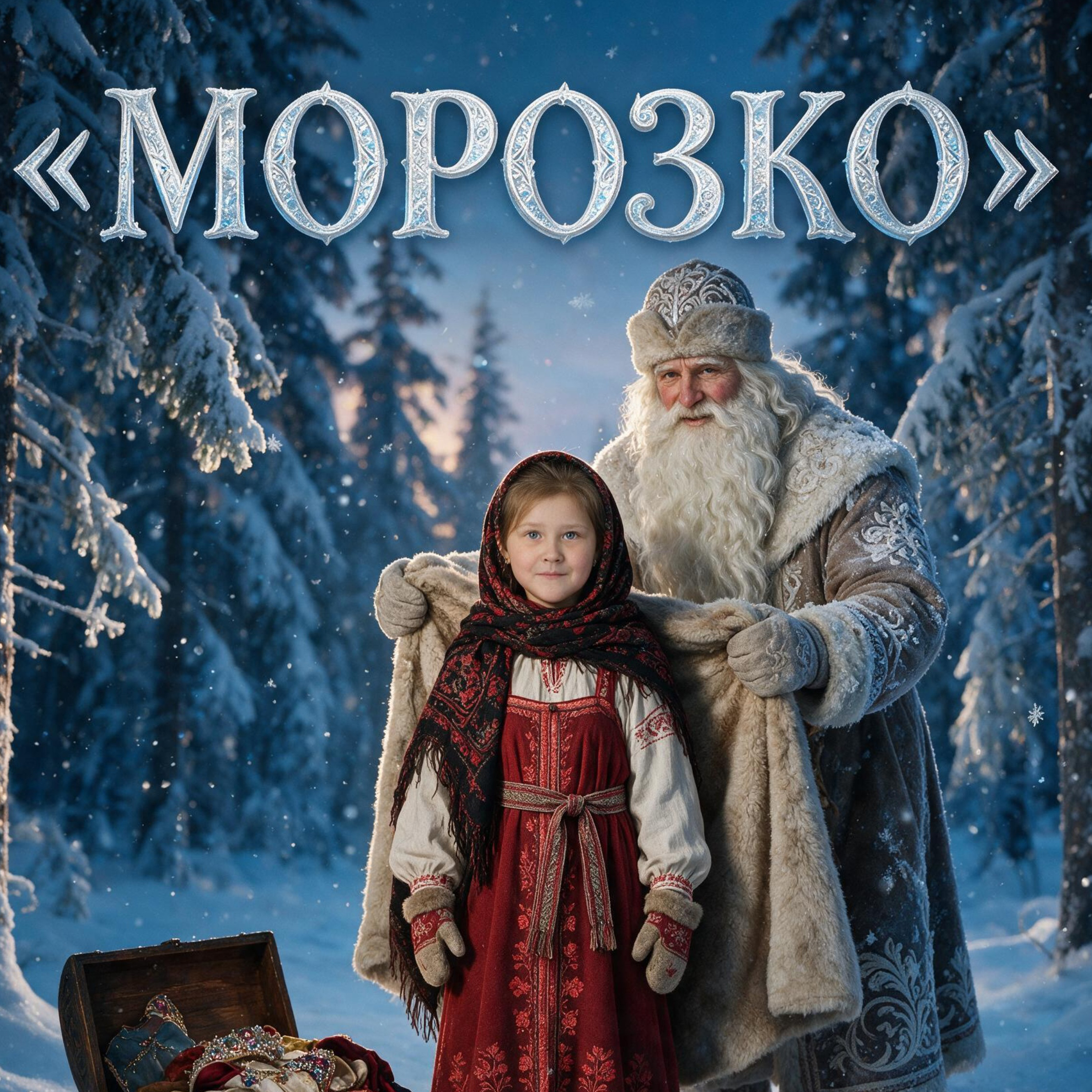 Обложка сказки «Морозко»