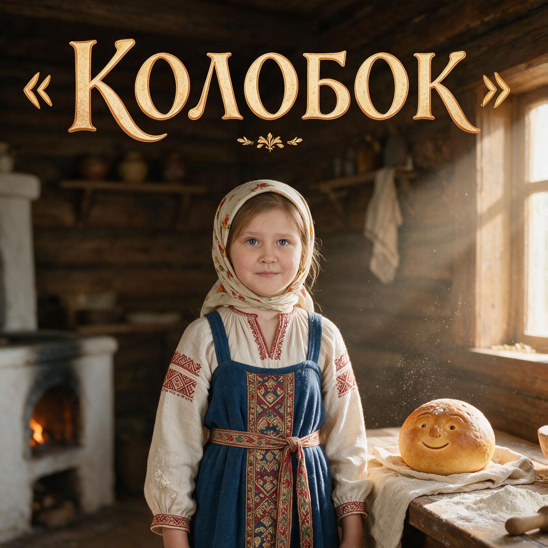 Обложка сказки «Колобок»