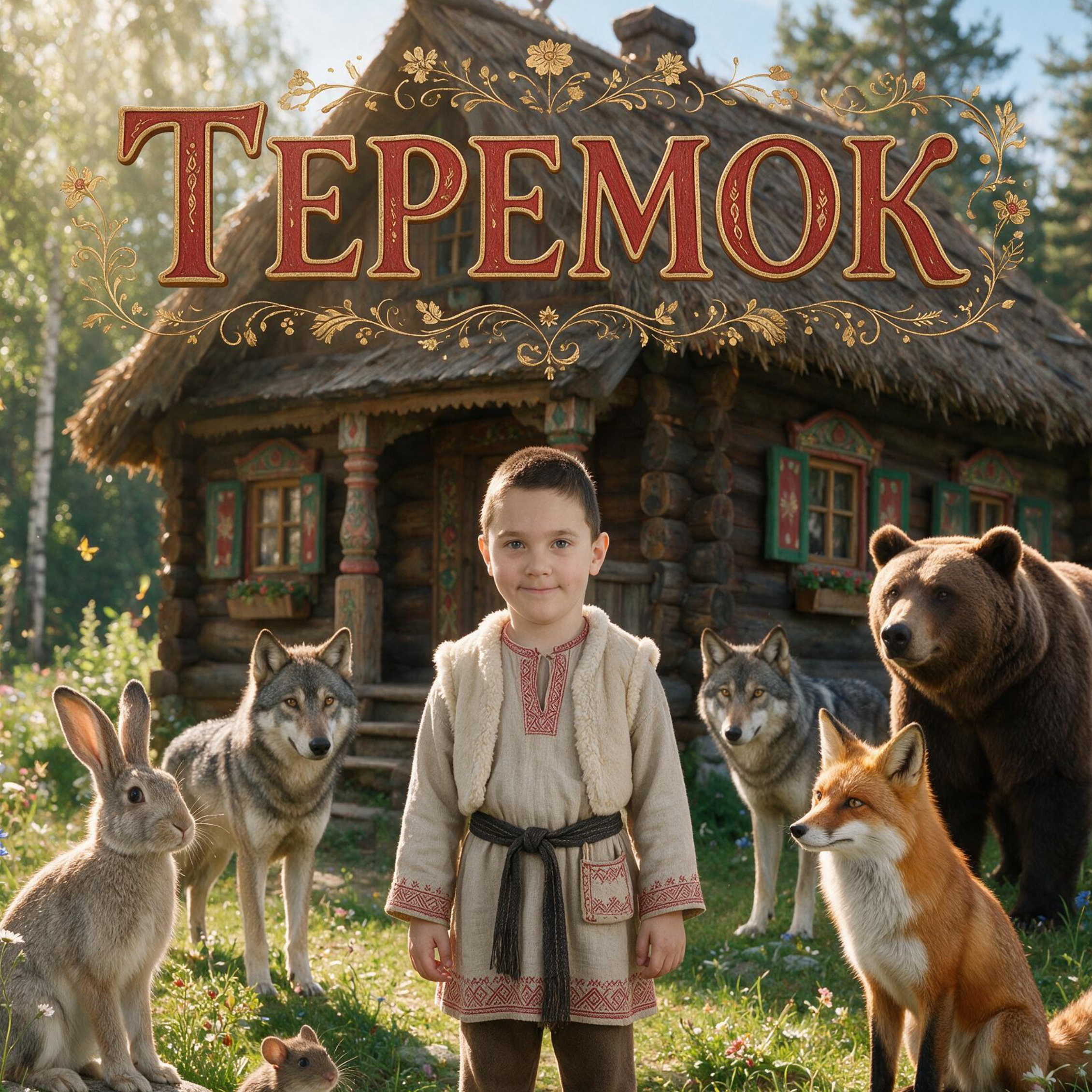 Обложка сказки «Теремок»